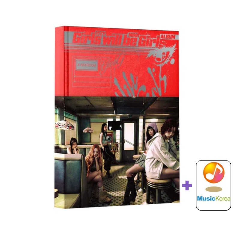 ITZY - 10th Mini Album [Girls Will Be Girls] (Photobook Ver.) + MusicKorea Photocard